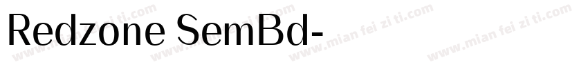 Redzone SemBd字体转换